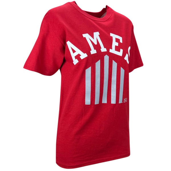 Champion® 5-Bar Ames Cardinal T-Shirt (Commemorative Collection)